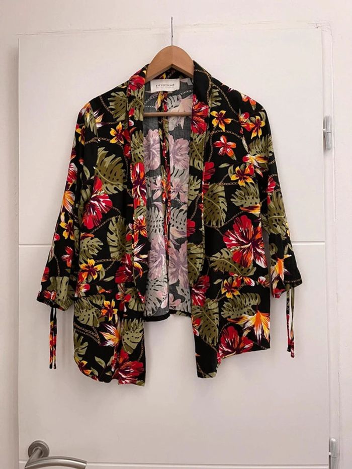 Superbe Veste fleurie fluide Promod 🌸 36 - photo numéro 6