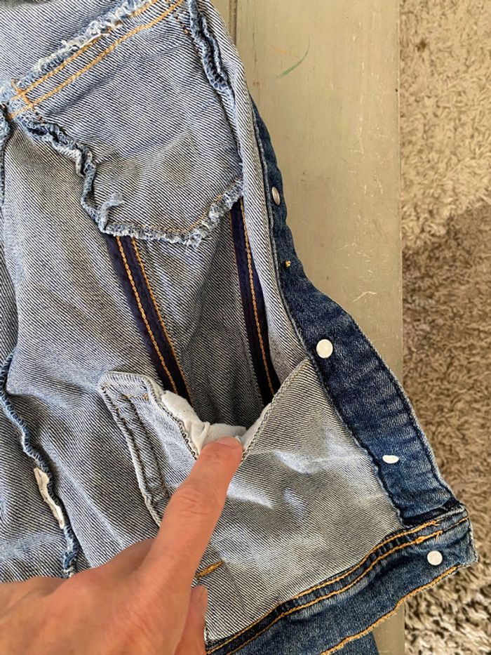 Blouson veste en jeans Jennyfer bleue taille XS / S - photo numéro 18