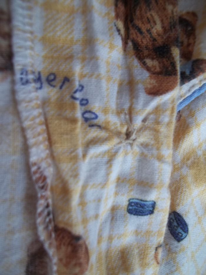Pyjama flanelle jaune oursons Country Nuit 14 ans - photo numéro 9