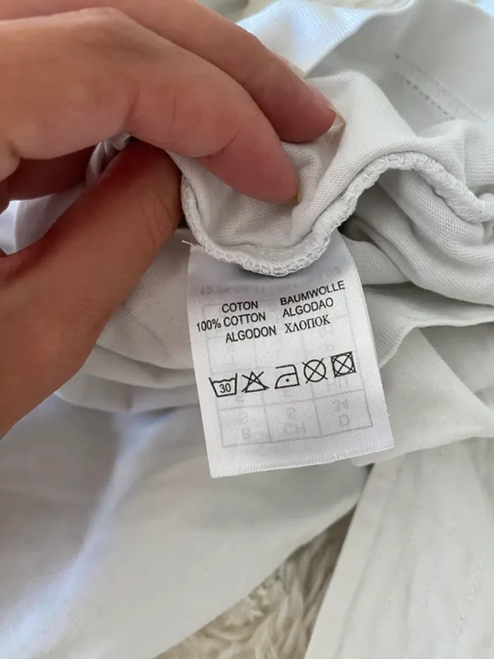 Haut blanc à fleurs à nouer Promod taille S - photo numéro 6