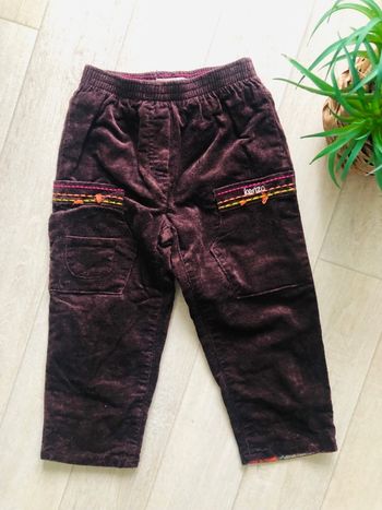 Pantalon prune fille Kenzo kids
