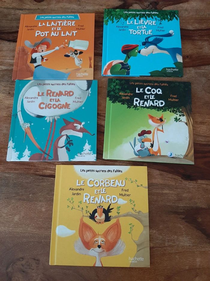 Lot de livres McDonald's les petits secrets des fables