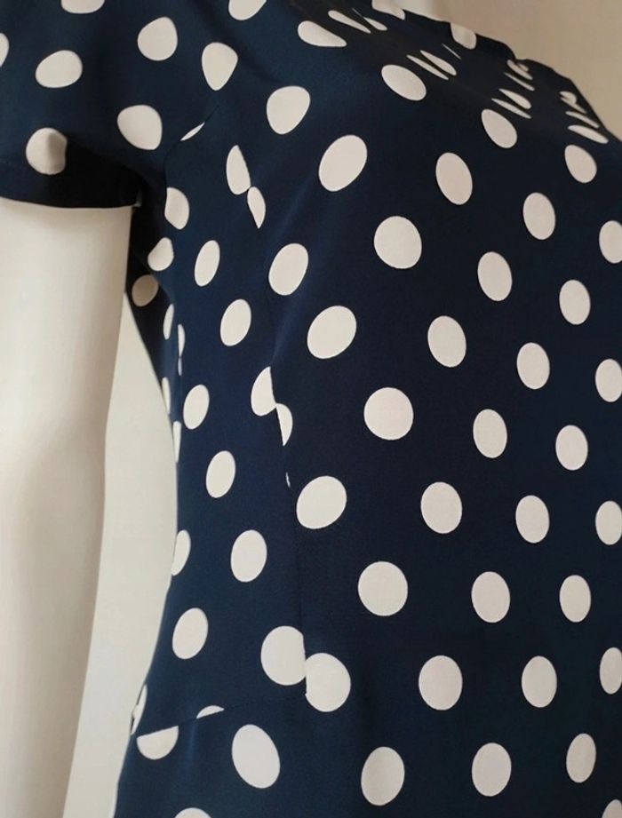 Robe à pois rétro Caroline Rohmer taille 36 - photo numéro 3