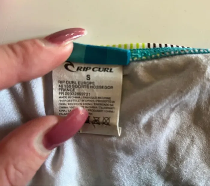 💕 bas de maillot de bain à motif multicolore taille 26 S #ripcurl - photo numéro 4