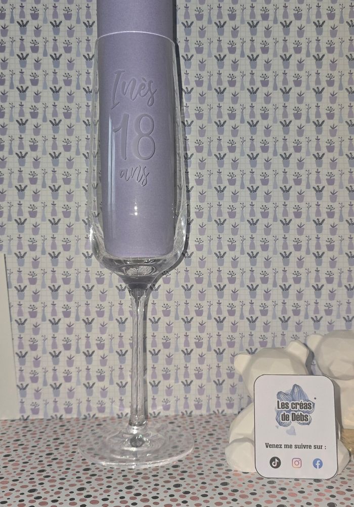 Flute à champagne personnalisé - photo numéro 2