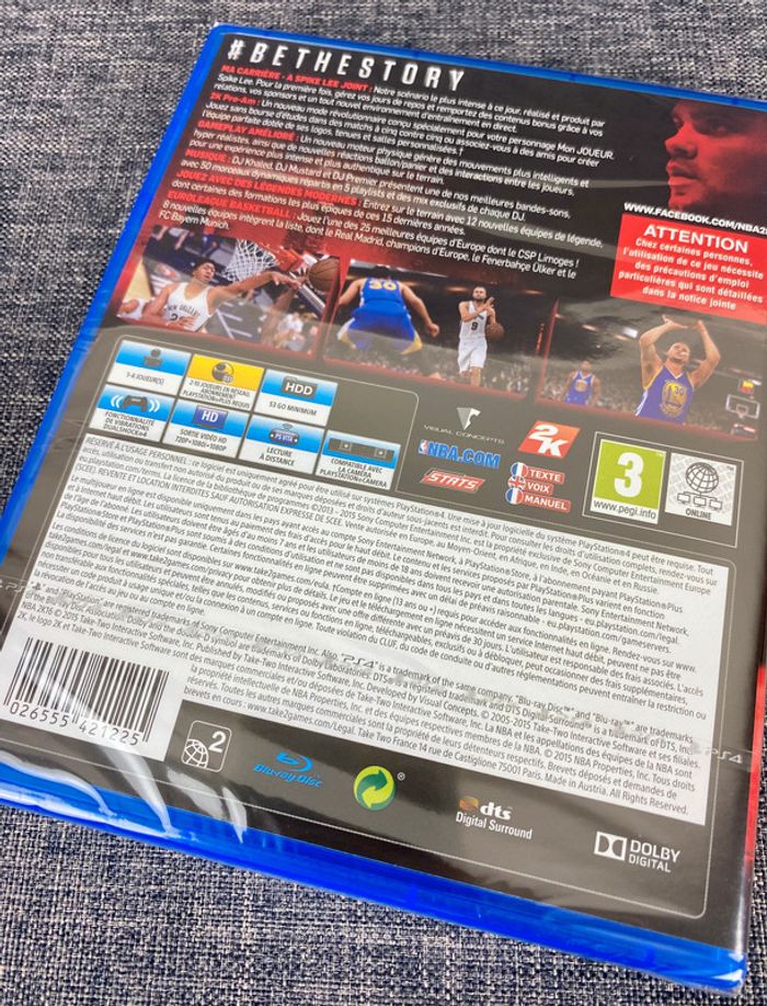 PS4 NBA 2K16 - Jeu Vidéo PlayStation 4 NЕUF sous blister / Sealed Brand New - photo numéro 5
