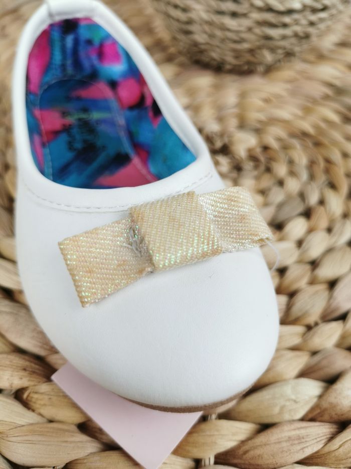 Ballerines blanches Nina Girl Pointure 24 - photo numéro 8
