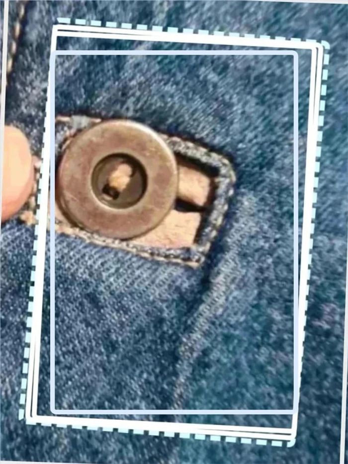 Veste  fourré jeans  globe  trotter - photo numéro 4