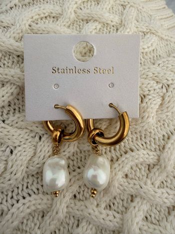 Boucle d'oreille acier inoxydable