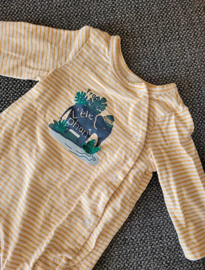 Pyjama léger garçon 3 mois TAO - photo numéro 4