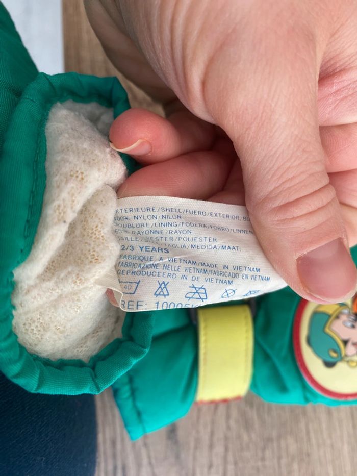 Gants / moufles de ski enfant Disney 2/3 ans - photo numéro 4