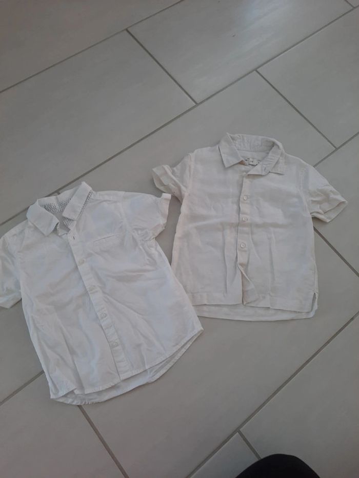 Lot de 2 chemises manches courtes