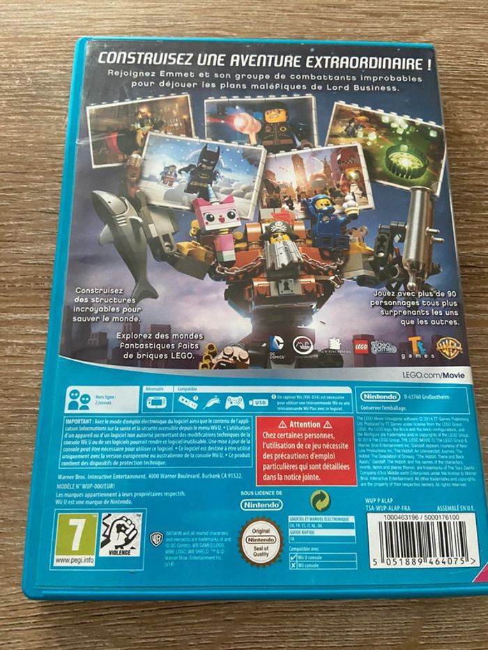 Lego la grande aventure le jeu video wii u - photo numéro 4