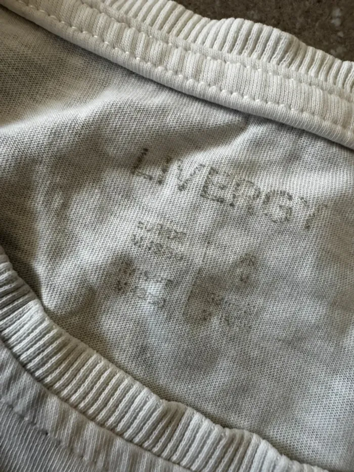 T-shirt blanc Livergy, taille M, bon état - photo numéro 2