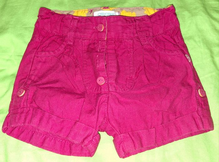 Short fille 6mois obaibi
