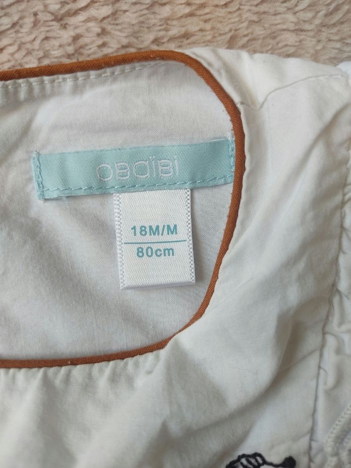 Chemisier thème automnal Obaïbi - Taille 18 mois - Très bon état - photo numéro 9