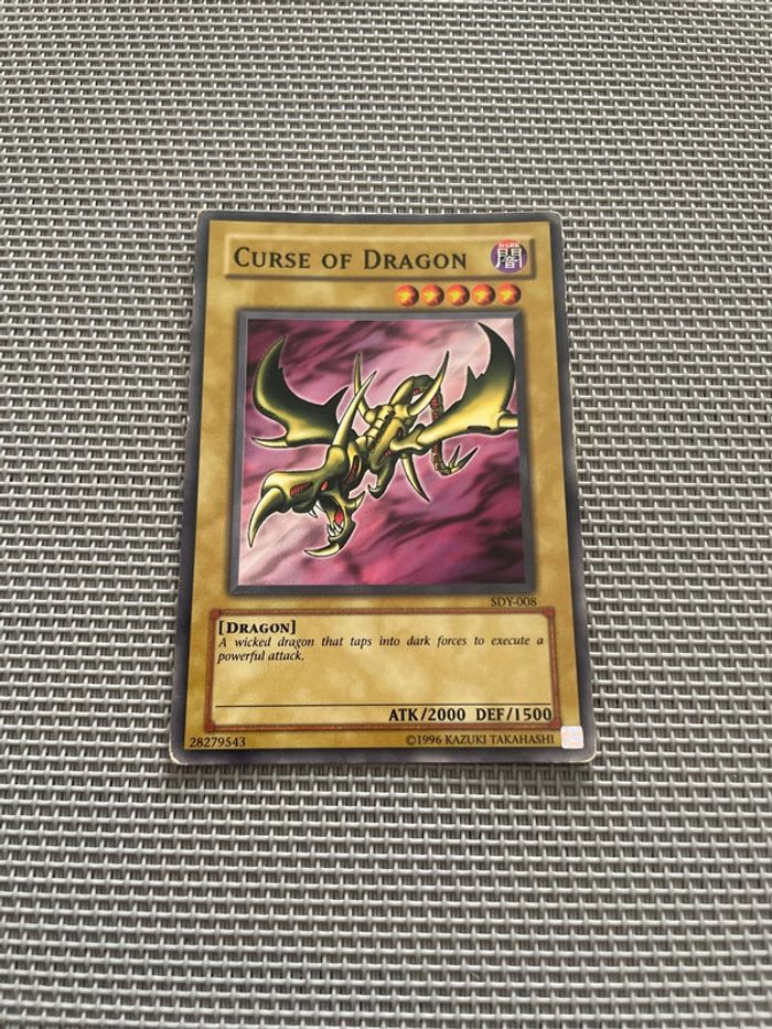 Carte Yu-Gi-Oh! Curse Of Dragon SDY-008