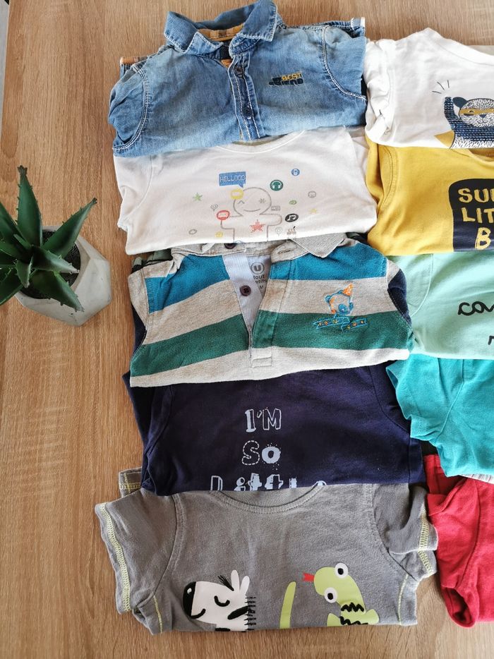 Lot tee shirt 6 mois - photo numéro 2