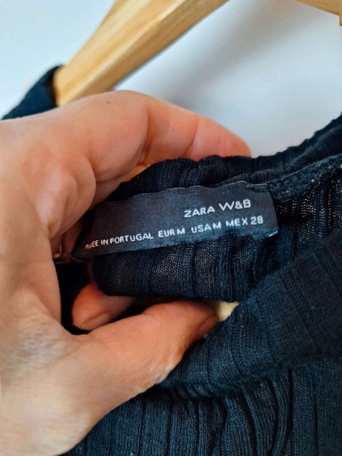 Top noir femme taille M  Zara - photo numéro 4
