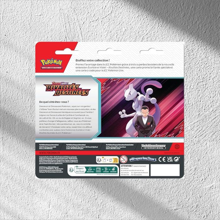 Pokémon 🇫🇷 Tripack 3 Boosters EV10 | Rivalités Destinées Team Rocket [Scellé] - photo numéro 2