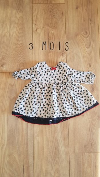 Robe manches longues 3 mois