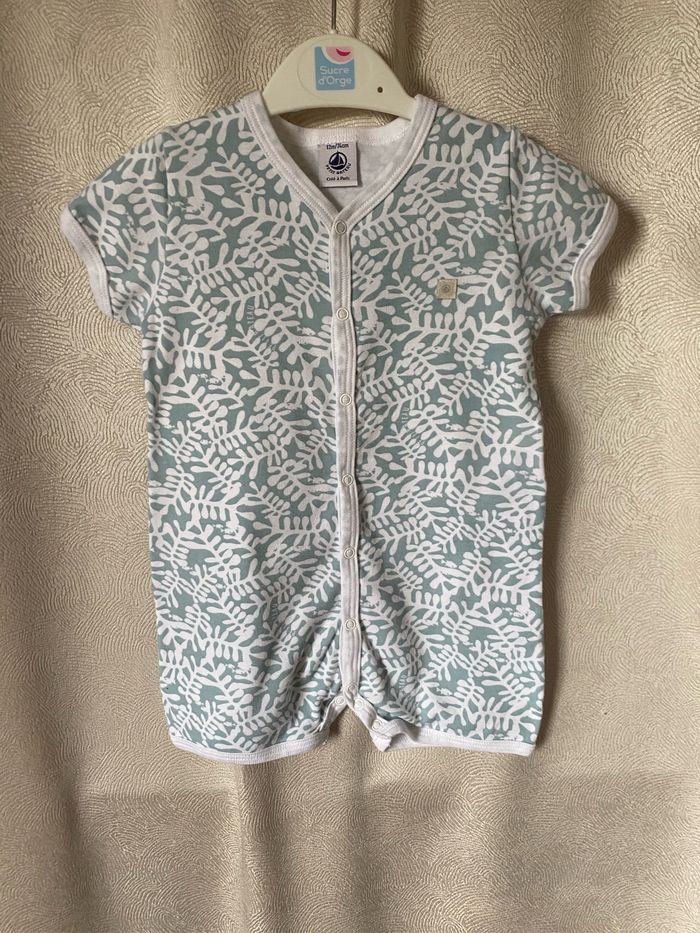 Combi court feuillage 12 mois Petit bateau