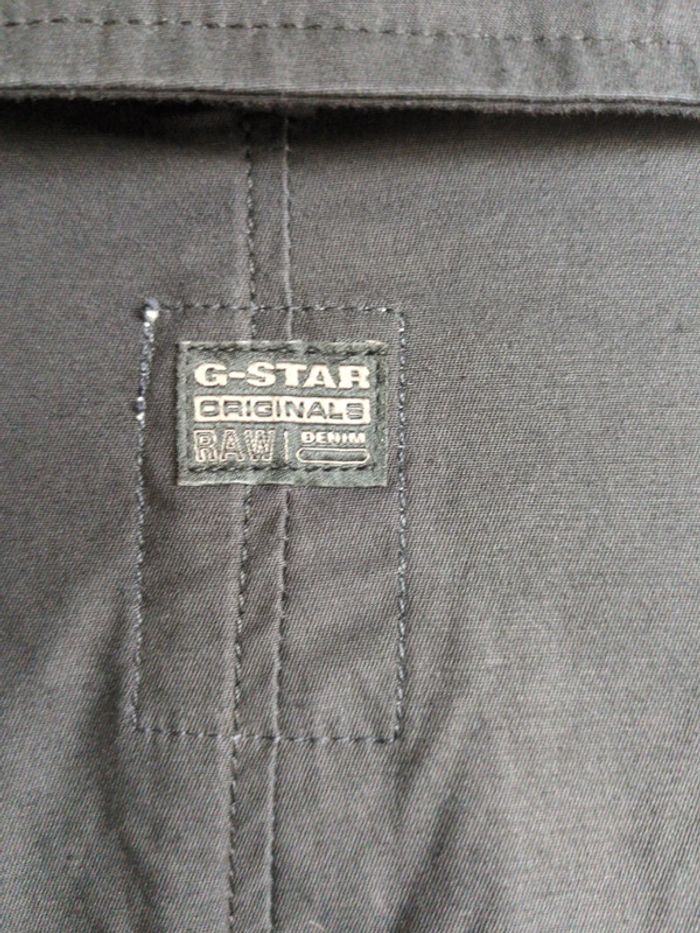 Trench coton noir G star raw XL - photo numéro 12