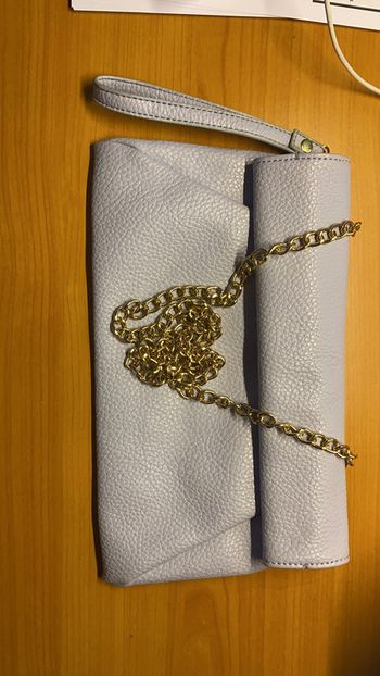 Sac mauve Kiabi avec chaine doree