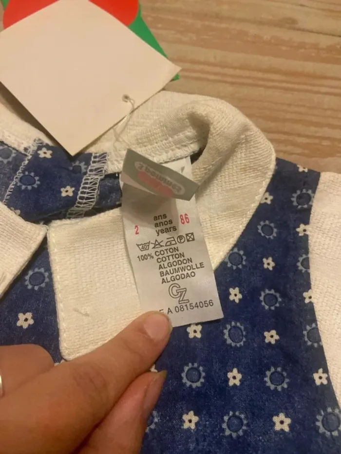 Robe tablier vintage neuve 2 ans - photo numéro 4