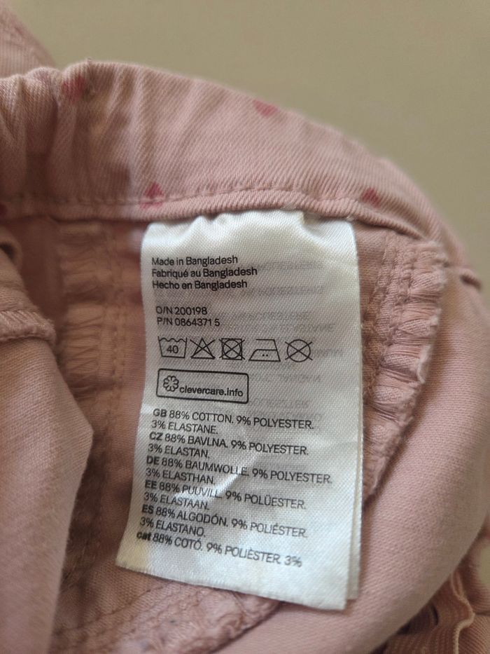 Pantalon rose H&M 92 - photo numéro 5