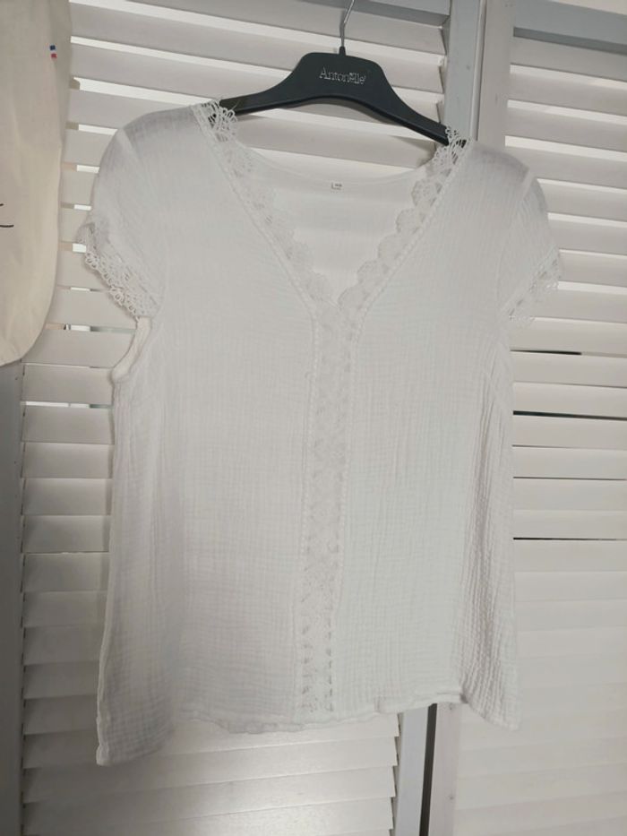 Haut blanc taille S