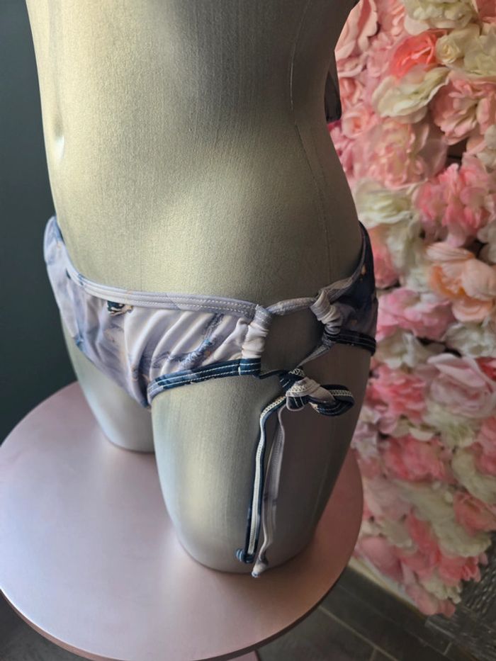 Maillot bikini 3 pièces pareo taille M - photo numéro 7