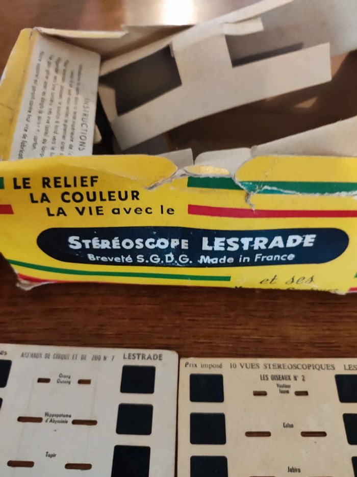 Stéréoscope L'estrade+ 6 planches de vues - photo numéro 3