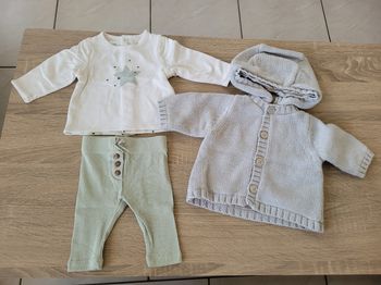 Ensemble garçon en 1 mois
