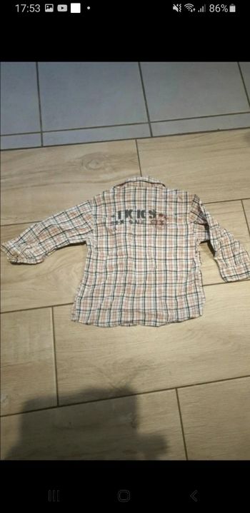 Chemise garçon ikks 2 ans