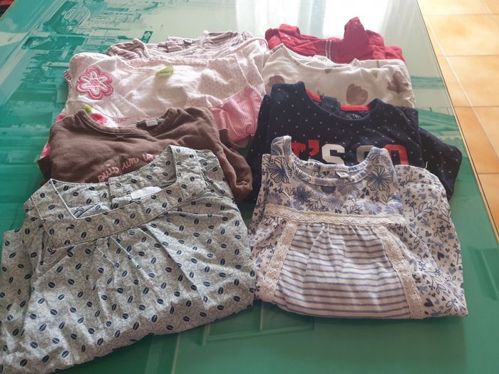 Lot de t shirt fille 6 mois