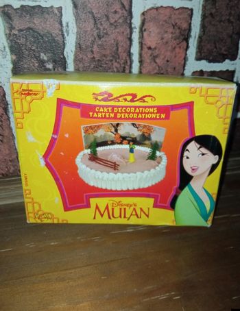 Coffret décoration anniversaire Mulan Disney 