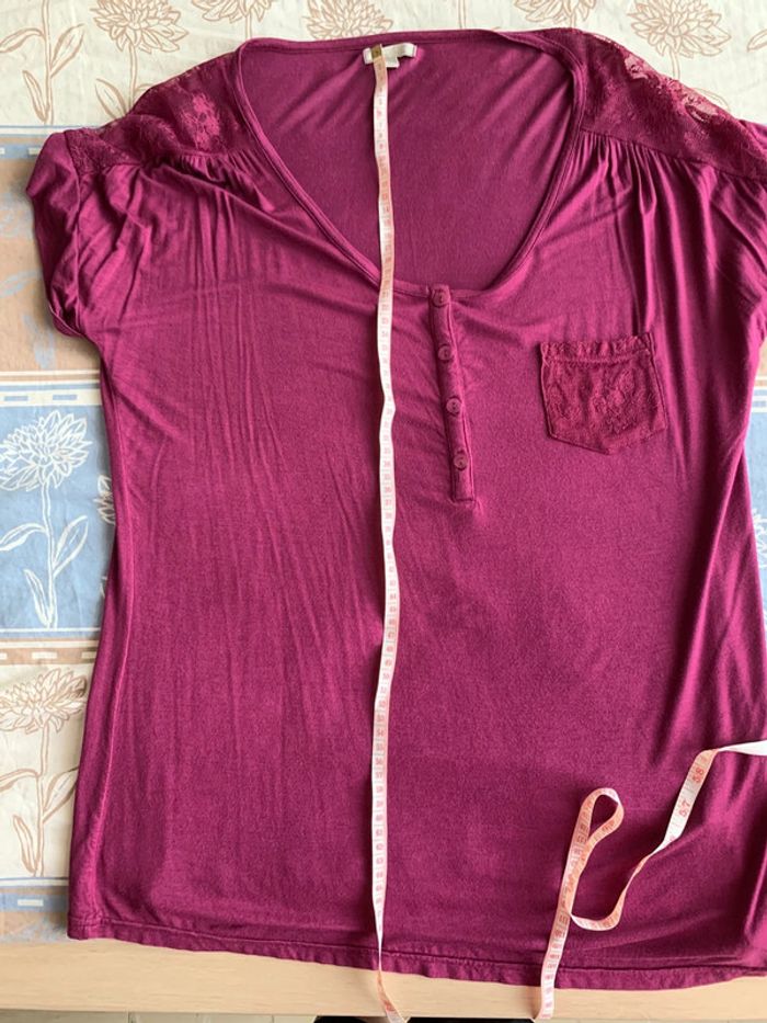 Teeshirt premaman L violet - photo numéro 8