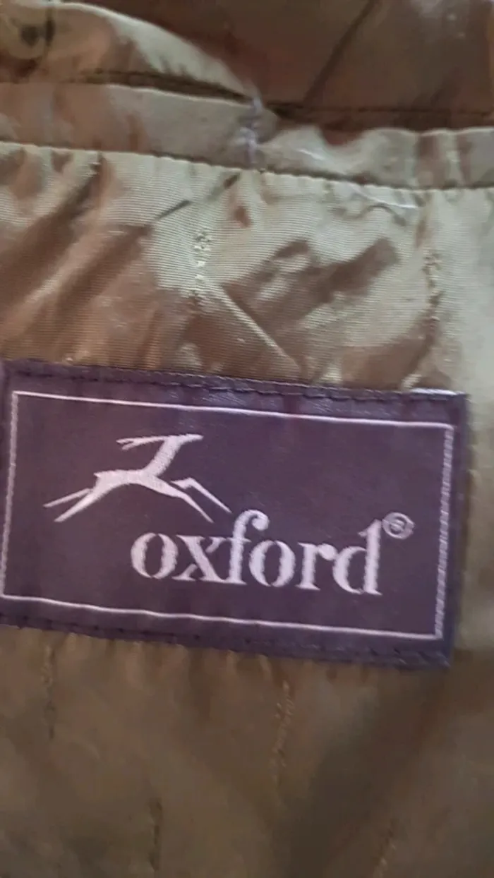Costume  à  carreaux vert  olive et marron Oxford - photo numéro 3