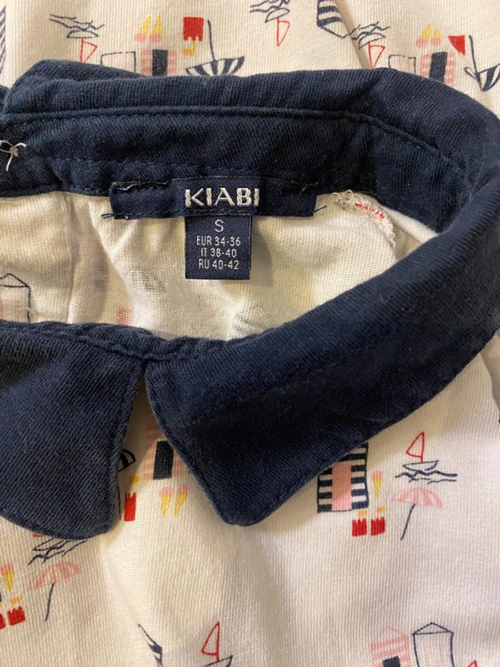 Joli haut col Claudine Kiabi taille 36 - photo numéro 4