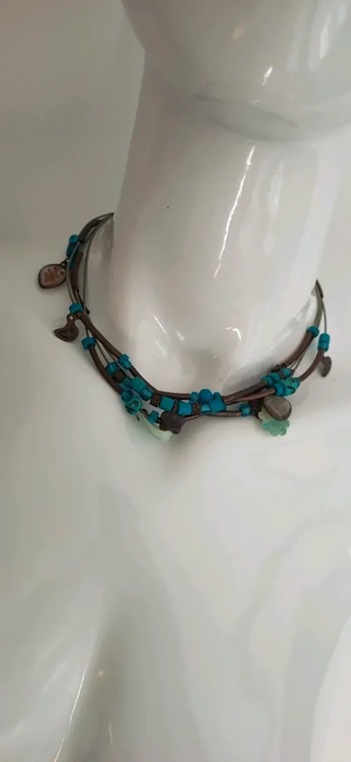 Parure cuivre/bleue - photo numéro 2