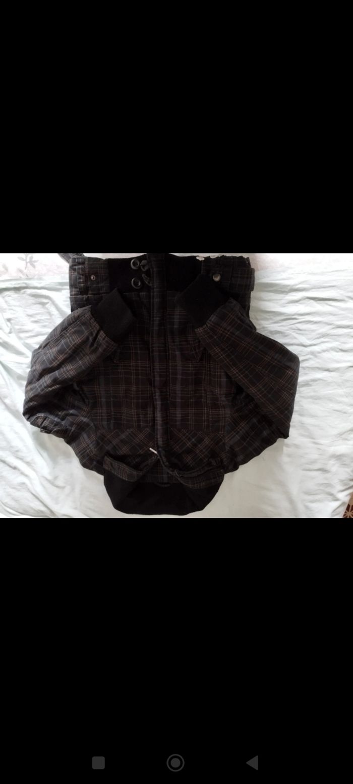 Manteau noir rayer - photo numéro 2