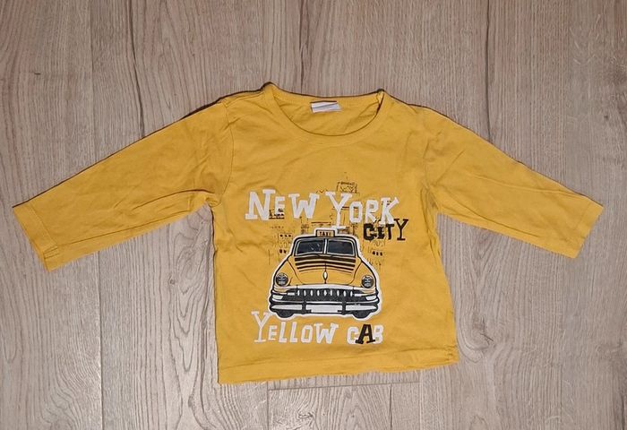 Lot 4 t-shirt ML 18mois TBE - photo numéro 2