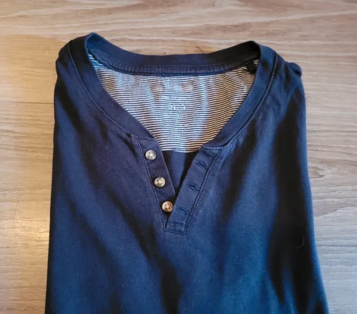 Lot 2 tee-shirts bleus MC Celio 16 ans - photo numéro 6
