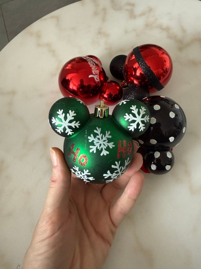 Boules de Noël Mickey disney - photo numéro 2