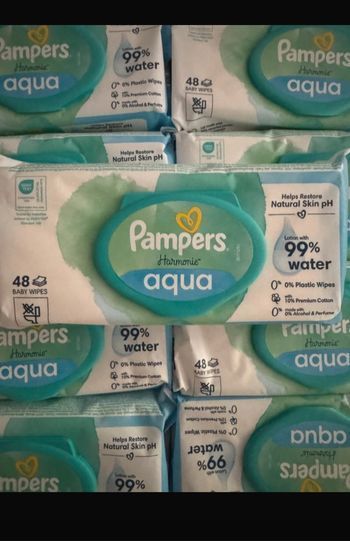Lingettes Pampers Harmonie Aqua