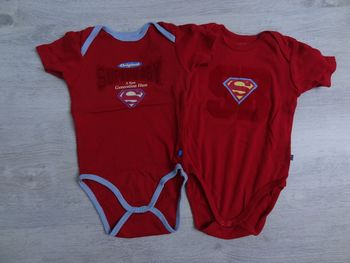 Lot 2 bodies 24 mois Superman