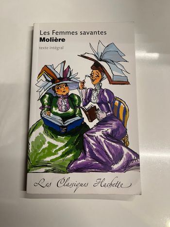 Livre les femmes savantes de Molière