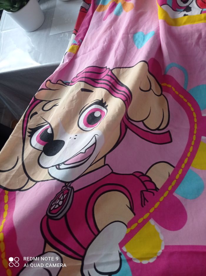 Parure housse de couette et taie oreiller stella et Marcus paw patrol - photo numéro 6
