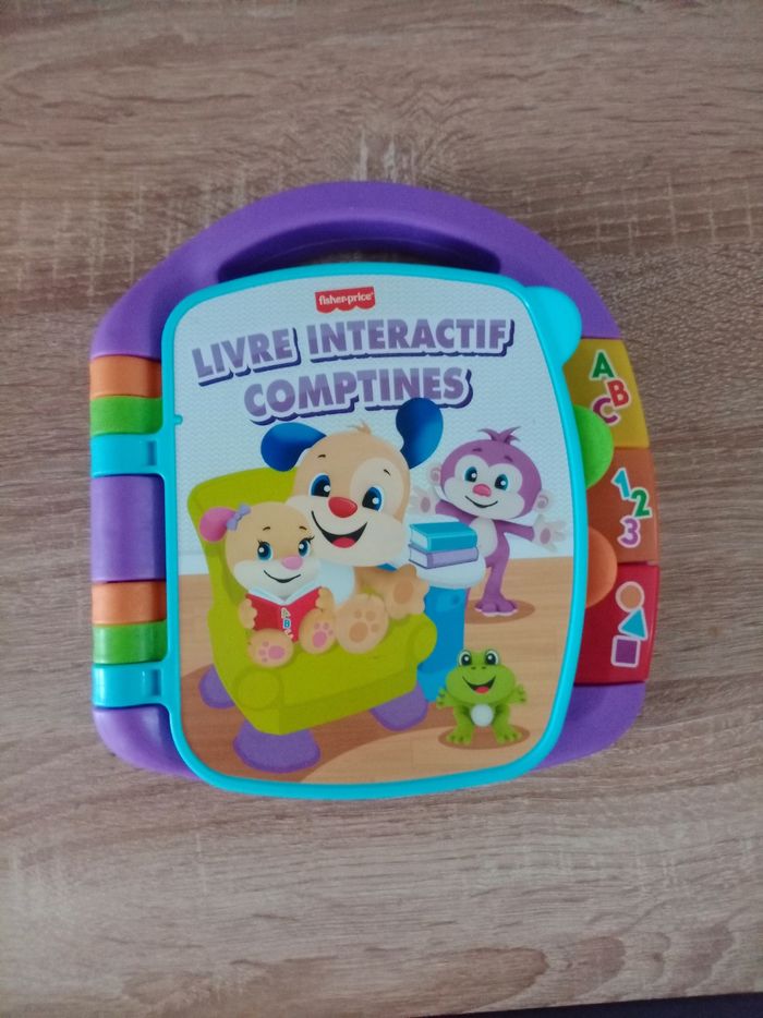Livre interactif comptines Fisher Price